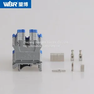 DIN Rail Terminal Blocks Threaded Current TerminalUK6N Screw Connector thumbnail-3