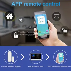 Easily Control WIFI+GSM/WIFI+WCDMA Home Alarm System Standby Battery 24h Home Alarm System thumbnail-3