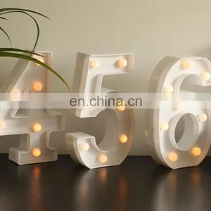 Manufacturer Professional Custom Warm White Wedding Events Party Decor Led Light House Numbers thumbnail-5