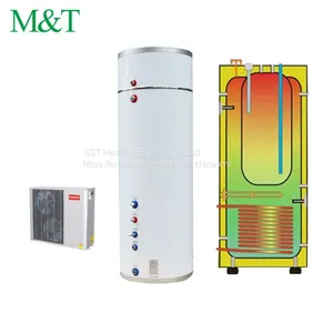 SST 850L Flexible to Install SUS 304/316/ Stainless Steel Duplex Heat Pump Hot Water Heater Tank thumbnail-1
