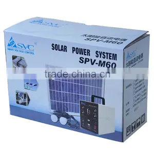 20W DC / USB Output AC / Solar Panel Input LED Lighting Mini Solar System thumbnail-5