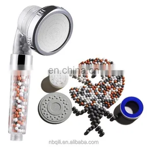 Plastic High Pressure 3 Function Negative Ion Shower Head thumbnail-1