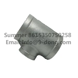 Stainless Steel 201 304 Pipe Tee Fitting SUS Female Threads Tee Water Plumbing Pipe Equal Tee Fitting thumbnail-3