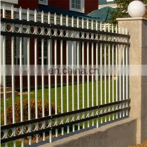 Coated Zinc Steel/galvanized Fence Backyard Metal China Supplier Wholesale High Quality PVC Garden Fence Trellis & Gates thumbnail-4