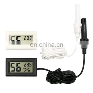 Mini LCD Digital Thermometer Hygrometer Thermostat Indoor Convenient Temperature Sensor Humidity Meter Gauge Instruments Probe thumbnail-1