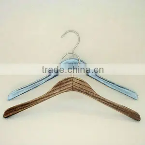 LH53 Slim Hanger Wood Top Hanger Nonslip thumbnail-1
