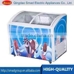 Energy Saving Chest Freezer Glass Door, Ice Cream Freezer thumbnail-4