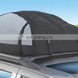 Expandable Canvas Soft Top Vehicle Cargo Roof Rack Box Bag thumbnail-3