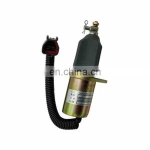 Excavator Engine Fuel Oil Stop Solenoid Valve 1751ES-12A3UC12BIS thumbnail-1