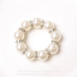New Hot Sale Pearl Beaded Napkin Ring Wedding Party Banquet Table Decoration thumbnail-5