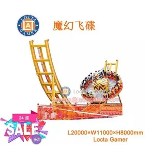 We Supply to Zhongshan Tai Lok Amusement Co. , Ltd. . We Manufacture Small and Medium-sized Indoor and Outdoor Amusement Equipment, Large Swing Machine, Pirate Ship UFO 24-seat Magic Flying Saucer thumbnail-1