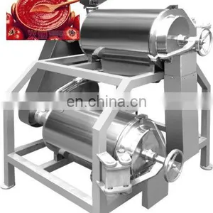 Factory Stainless Steel Tomato Paste Processing Machine Mango Pulper Pulping Equipment Fruit Puree Vegetable Pulp Making Machine thumbnail-1