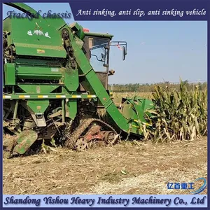 Harvester Modification With Anti Sinking Triangular Tracks Suitable for Rainy Season and Low-lying Terrain thumbnail-2