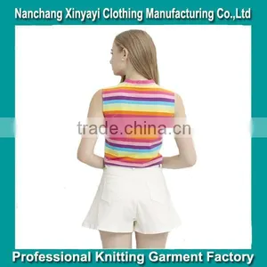 2015 European Style Women High Neck Sleeveless Tank Tops Wholesale From China thumbnail-2