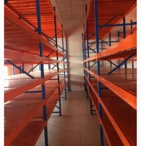 Medium Duty Racking Adjustable Metal Boltless Shelf and Racks Warehouse Storage Medium Duty Metal Rack Shelf thumbnail-1