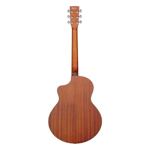 YAN Yan 40-inch JF Body ,Spruce Solid Top Mahogany Backsides Natural Color Guitar Factory Folk Guitar SM-19 thumbnail-4