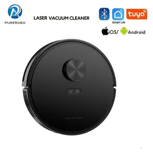 PUREROBO X8-Robot Vacuum Cleaner With APP & Remote Control 3 In 1 Wet Dry Mopping & Sweeping & Vacuum Dust 360°detection Lidar Sensor thumbnail-1