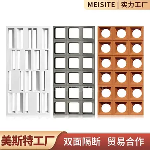 Sonsill 1200*600mm PU Stone Panels Mushroom Flow Wave Rock Stone 3D Decoration Polyurethane Stone Panel thumbnail-2