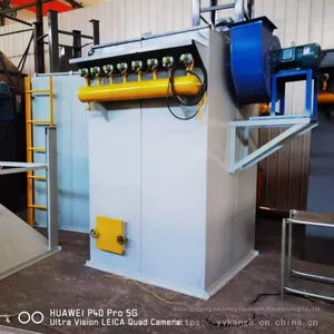 Industrial Dust Collector, Central Dust Removal Equipment, High-temperature Resistant Desulfurization Waste Gas Pulse Bag Filter thumbnail-2