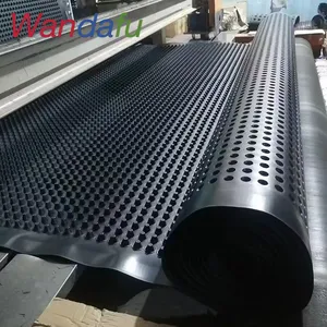 WandafuRolling Drainage Board Garage Roof Can be Used for Roof Garden Waterproof and Hydrophobic Drainage HDPE Convex Height Adjustable Drainage Board thumbnail-3