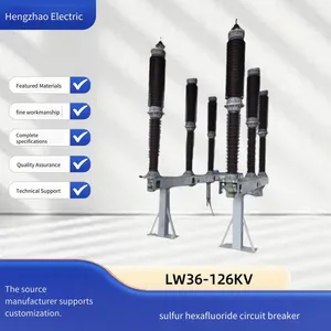 Lw36-126kv/3150a Outdoor High-voltage Sulfur Hexafluoride Circuit Breaker, 110kv Porcelain Column Type Sf6 Switch thumbnail-1