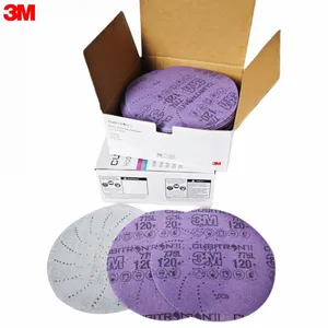 3M 775L 6 in Sanding Disc 3m Cubitron Porous Cool Cut Ceramic Sand Disc Cubitron II Hookit Abrasive Disc for Grinding thumbnail-5