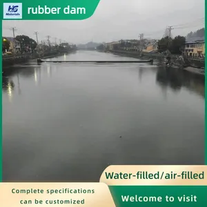 Custom Color Inflatable Rubber Dam Low Maintenance Flood Control Rubber Weir for Water Retention Project thumbnail-5