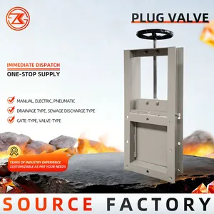 OEM Pneumatic Slide Gate Valve Carbon Steel Wear Resistant For Dust Collector Silo Fly Ash Cut-off CE Certified thumbnail-4