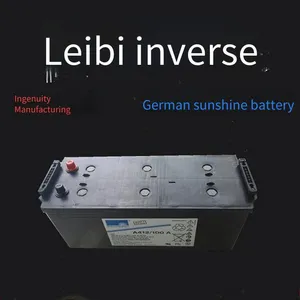 Germany Sunlight Battery A412/100a 12v100ah, for Solar Photovoltaic, Communication Base Stations and Computer Rooms thumbnail-2