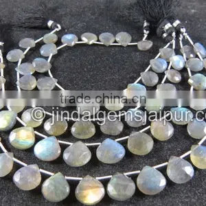 Wholesale Labradorite Far Faceted Heart Beads thumbnail-3