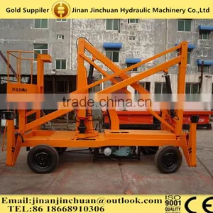 Telescopic Hydraulic Lift/Genie Boom Lift Tyre/Towable Boom Lift thumbnail-1