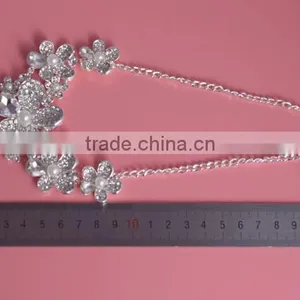 New Style Arrival Custom Jewelry Flower Plated Necklace Set Wholesale thumbnail-5