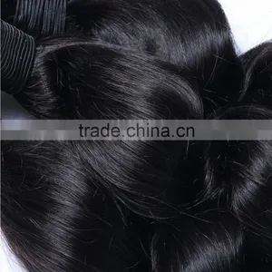 Loose Wavy Human Tasha Hair Weave in Hair Extension no Tangle no Shed Human Hair Weave thumbnail-5