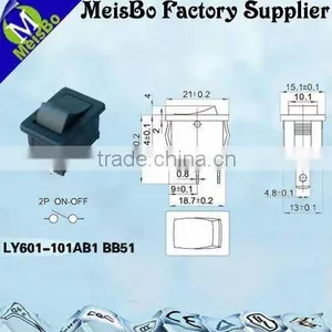 ON-OFF 16a Rocker Switch 250v With Two Pins thumbnail-1