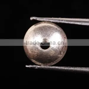 Cap Round Shape 925 Solid Sterling Silver Wholesale Beads thumbnail-1