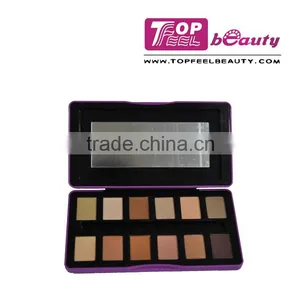 High Quality! 12 Color Eyeshadow Square Shaped Tin Package thumbnail-1
