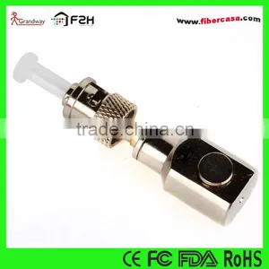 Grandway Bare Fiber Adaptor, Single Mode, Assembled With ST/UPC Connector,metal thumbnail-1