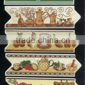 80x250mm Arrow Ceramic Decorative Border Tile thumbnail-1