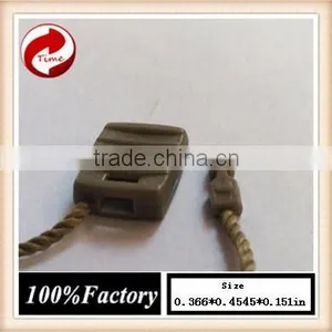 Army Green, Plastic Labels, LOGO-free,Manufacture China Plastic String Hang Tag for Clothing thumbnail-1
