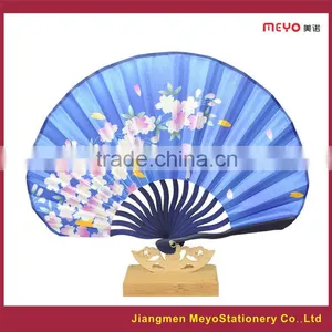 2015 Flower Fabric Hand Held Fan for Business Present Quality Choice thumbnail-1
