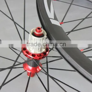 38mm Clincher Carbon Wheel 700c Road Bicycle Wheel 23mm Width UD Matt 38C thumbnail-2