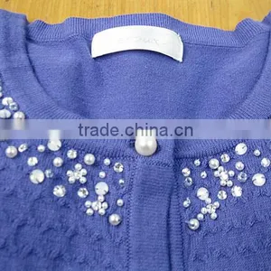 12GG Knitting Wear, Lady Special Jacquard Casual Sweater Cardigan thumbnail-3