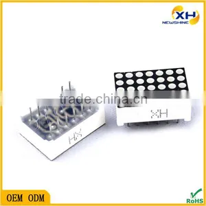 Single Color Bi-colors Triple RGB NEWSHINE Through Hole FND OEM/ODM Display LED Dot Matrix 7x5 thumbnail-1