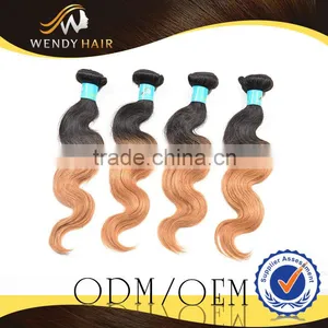 8a Ombre Color 12in- 30in Indian Virgin Remy Body Wave Hair Extension thumbnail-3