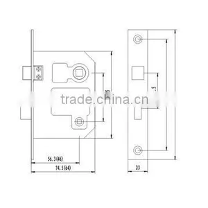 Lever Handle Door Lock thumbnail-2