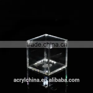 Popular Square Acrylic Cosmetic Flexo Desktop Case thumbnail-2