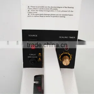 2015 New Hot Selling Professional Plastic Manual Lengthen Hand Impulse Heat Isostaic Press Sealing Sealer thumbnail-5