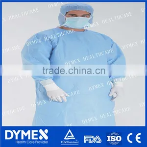 Anti-Blood Disposable SMS Surical Gown With Knitted Cuff thumbnail-1