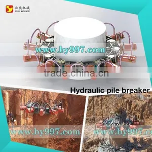 Hydraulic Pile Head Cutter, Pile Breaker for Small Excavator thumbnail-1