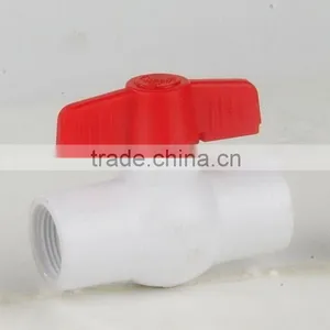 Plastic Pvc Compact Ball Valves With Thread Ends thumbnail-1